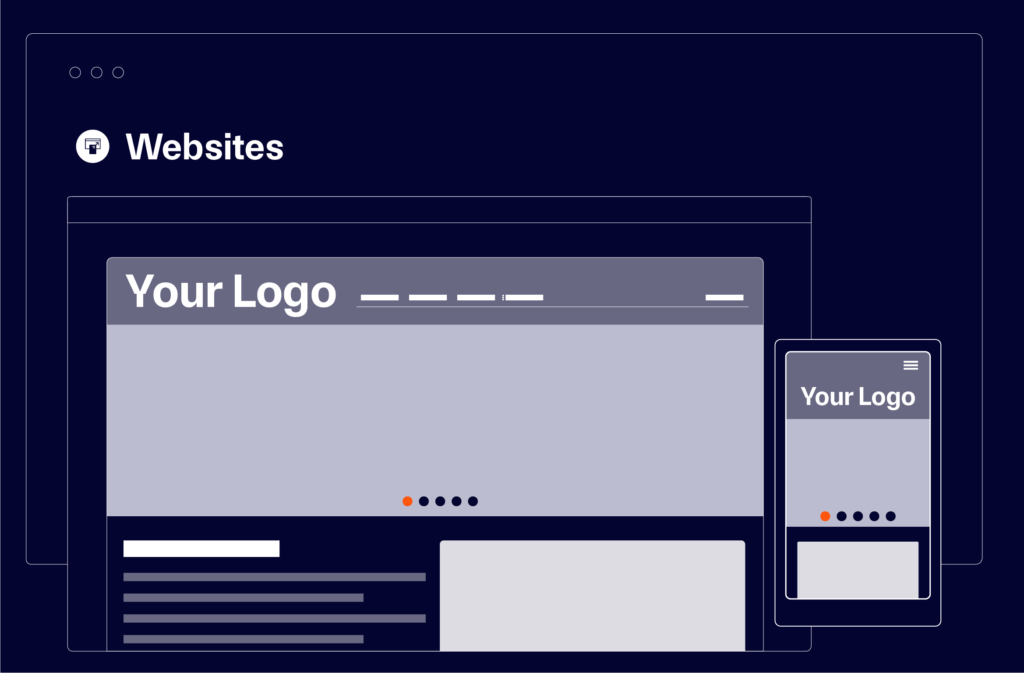 graphic depiction of responsive websites